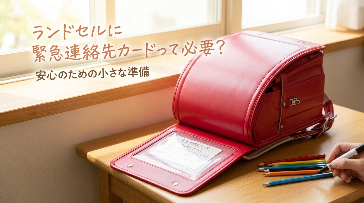 ランドセルに緊急連絡先カードって必要？