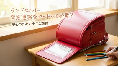 ランドセルに緊急連絡先カードって必要？