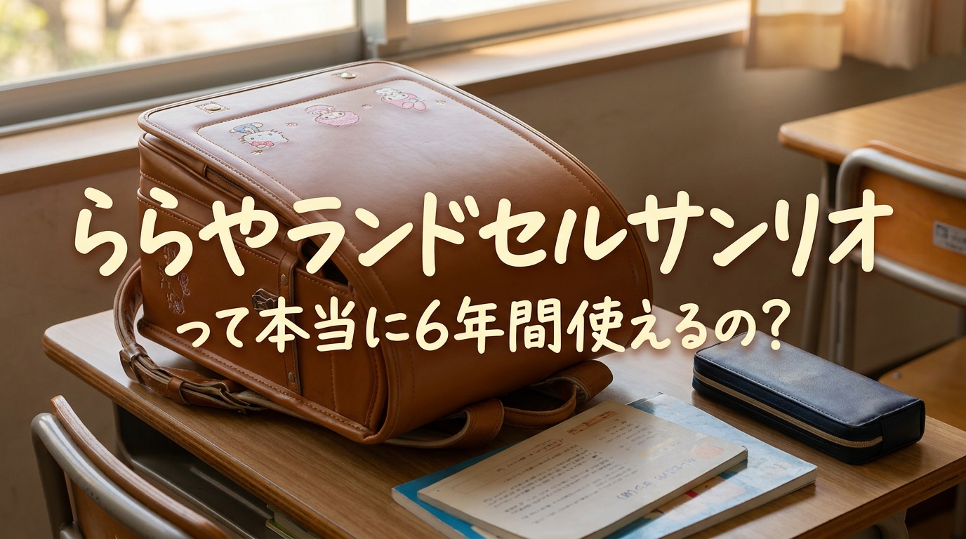 ららやランドセルサンリオって本当に6年間使えるの?