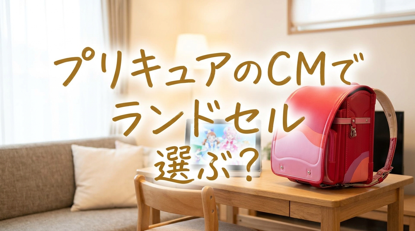 プリキュアのCMでランドセル選ぶ?