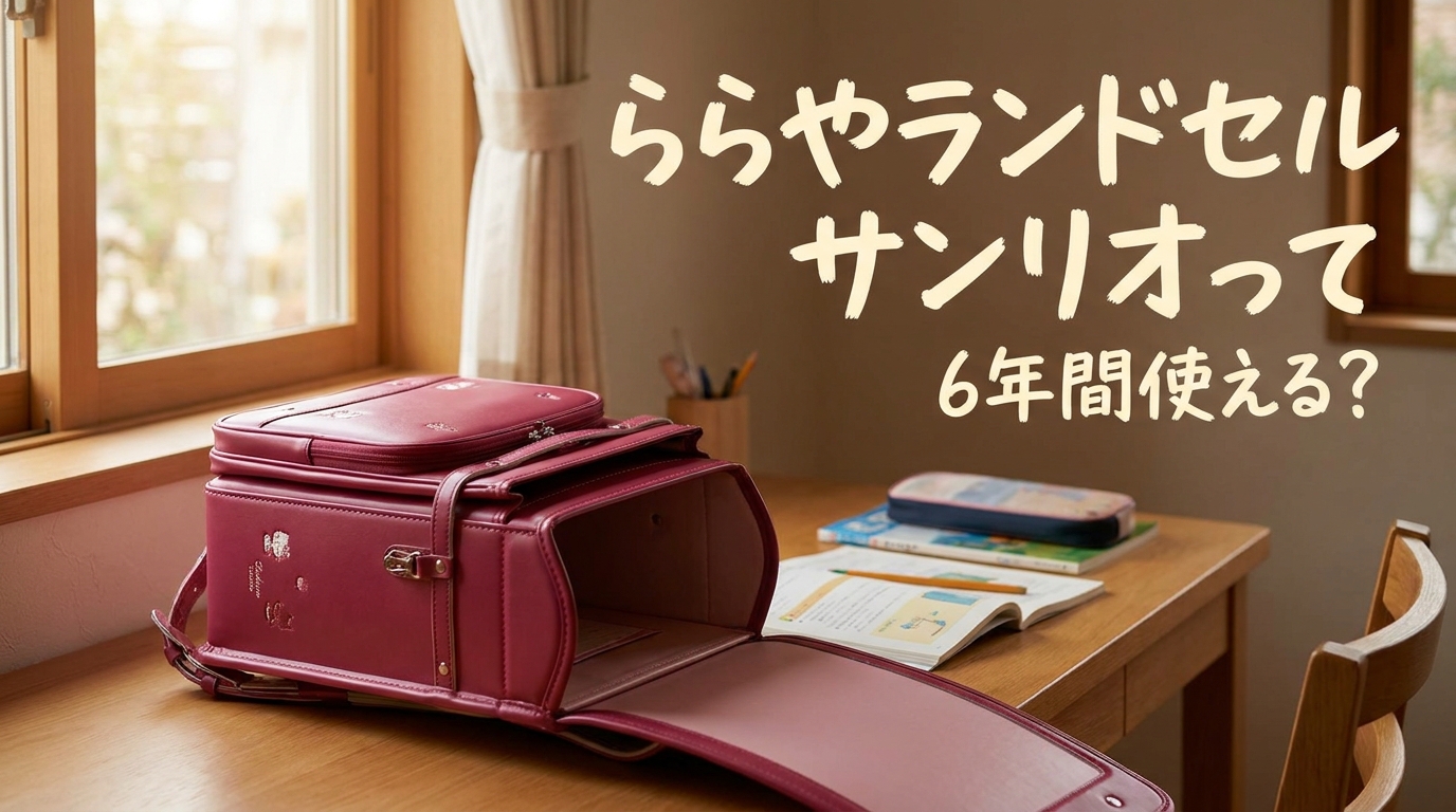 ららやランドセルサンリオって6年間使える?