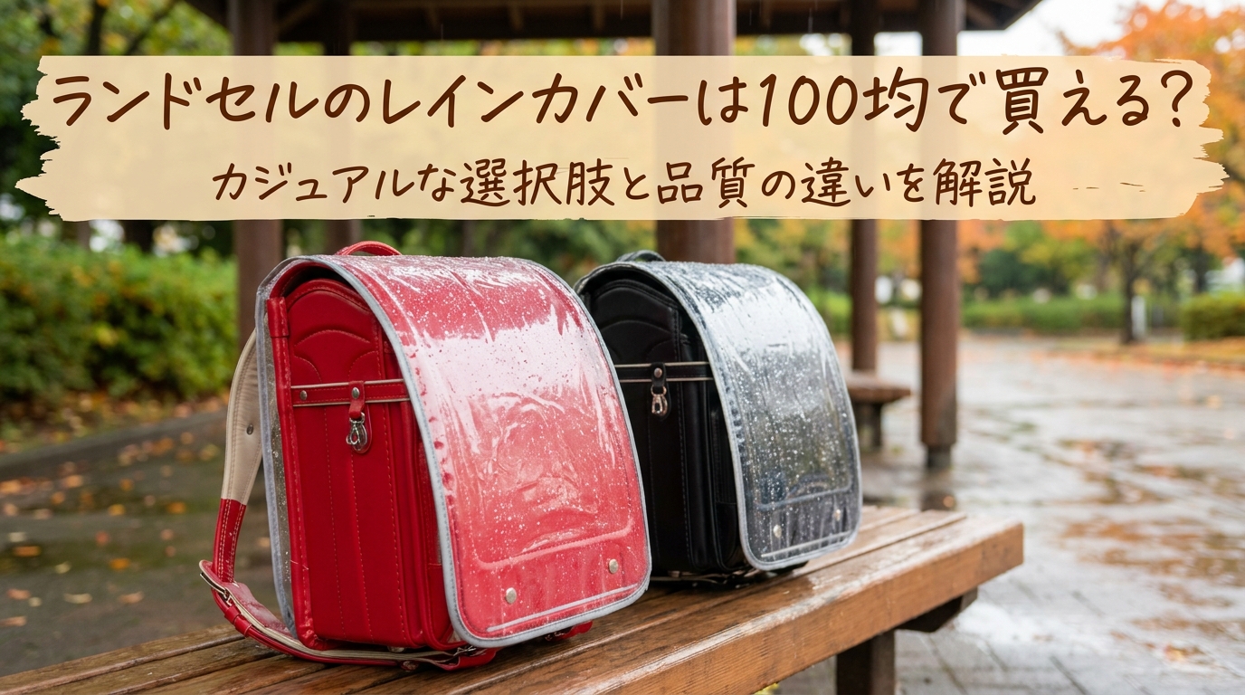 ランドセルのレインカバーは100均で買える?