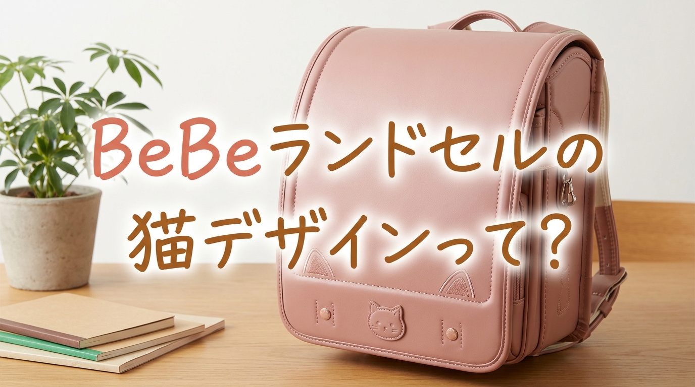 BeBeランドセルの猫デザインって?