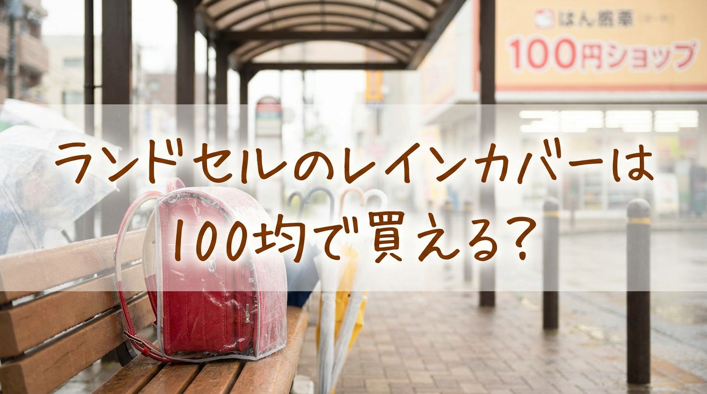 ランドセルのレインカバーは100均で買える?