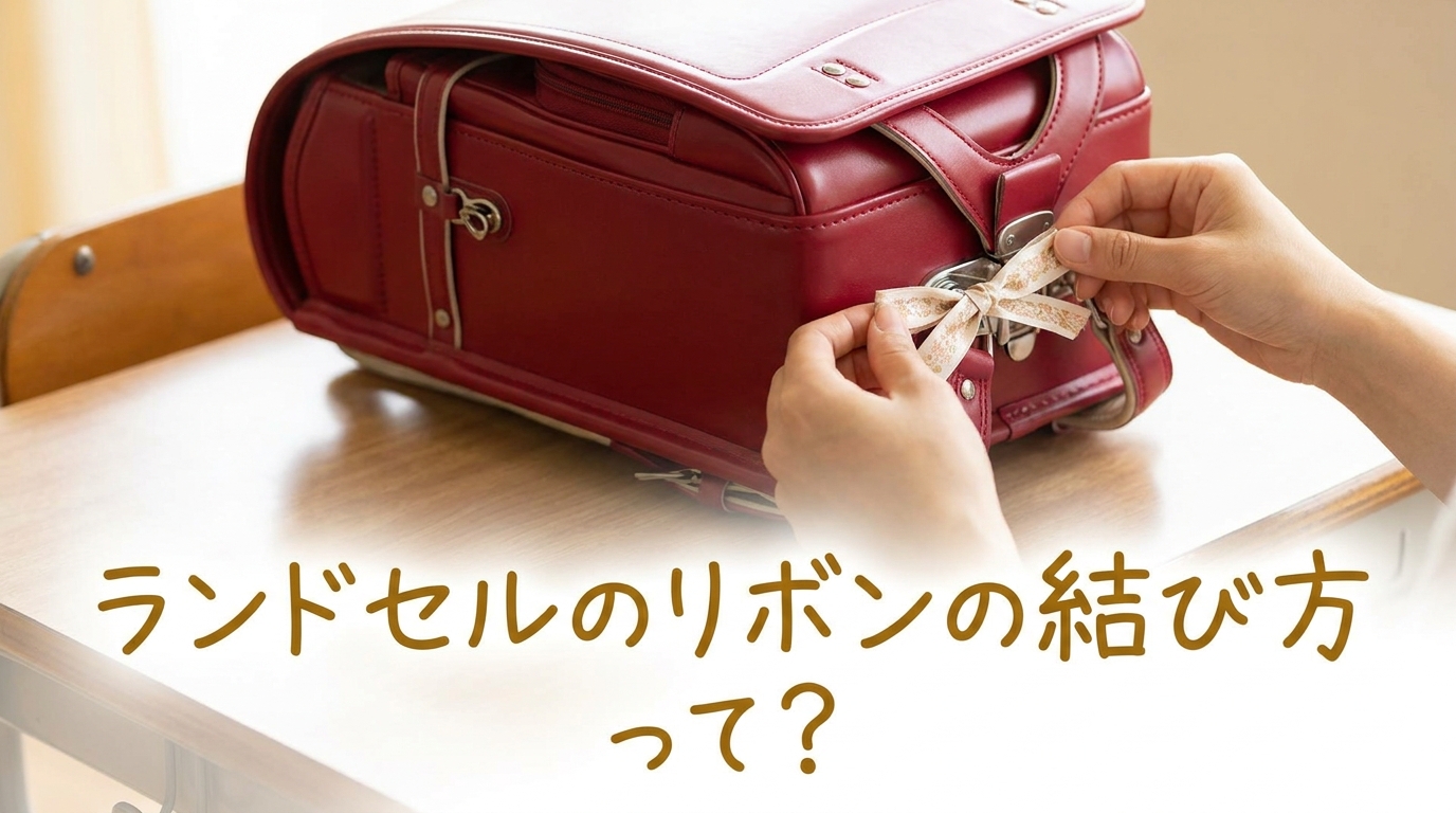 ランドセルのリボンの結び方って?