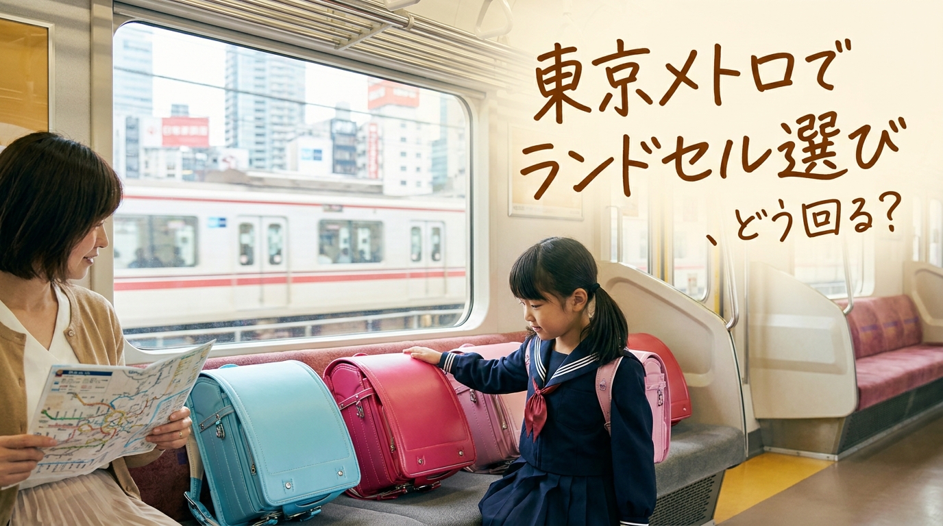 東京メトロでランドセル選び、どう回る?