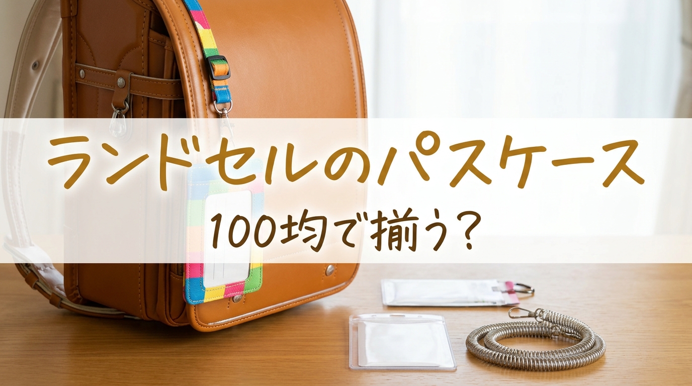 ランドセルのパスケース100均で揃う?