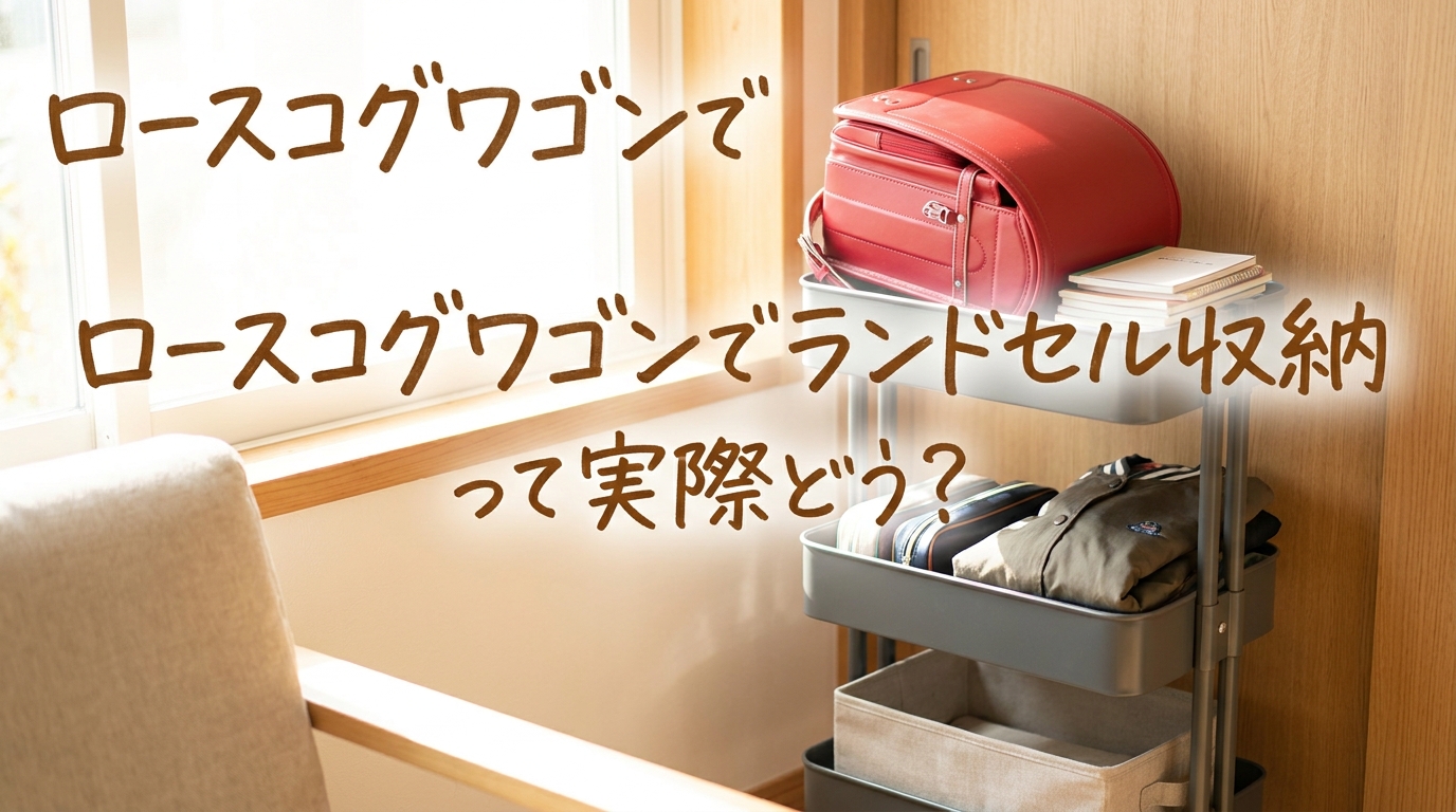 ロースコグワゴンでランドセル収納って実際どう？
