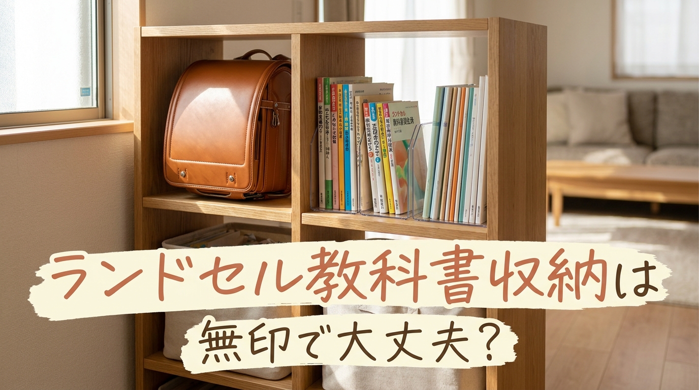 ランドセル教科書収納は無印で大丈夫?