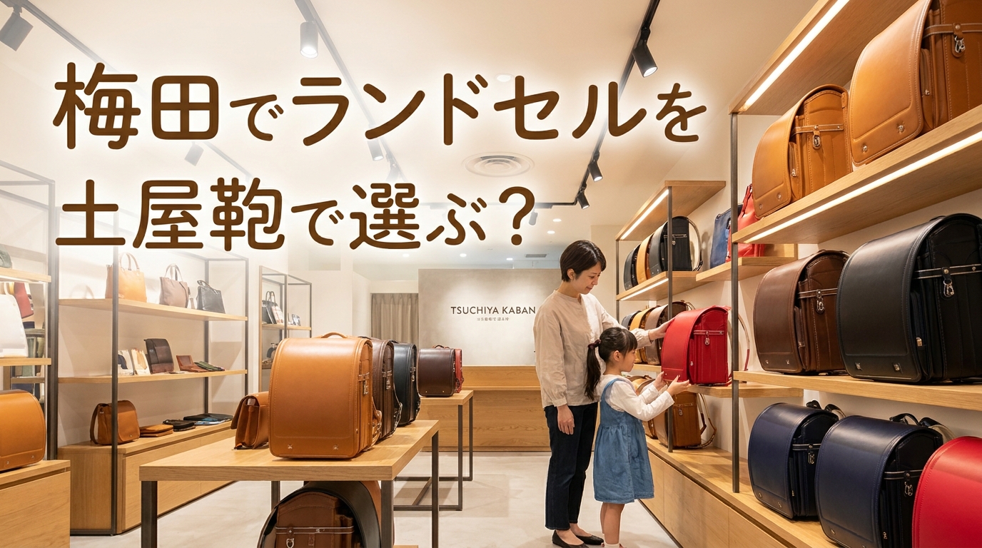 梅田でランドセルを土屋鞄で選ぶ？