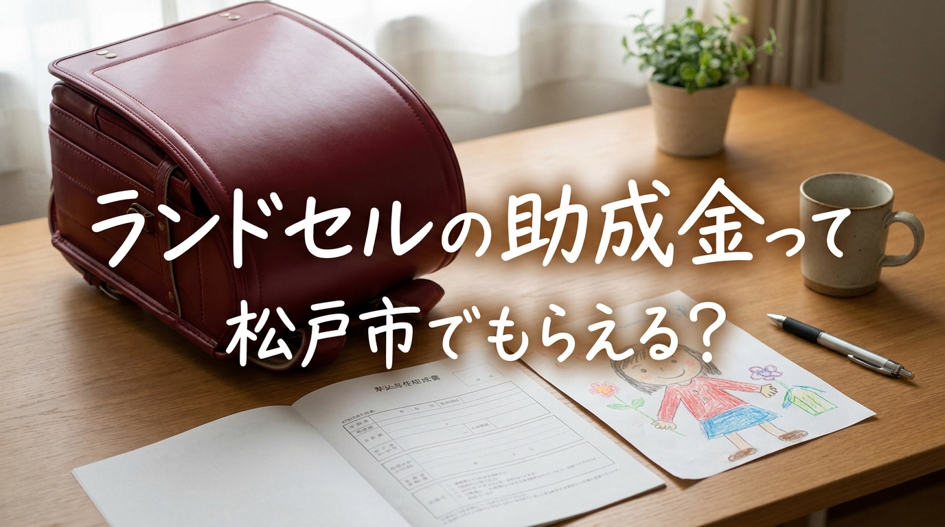 ランドセルの助成金って松戸市でもらえる?