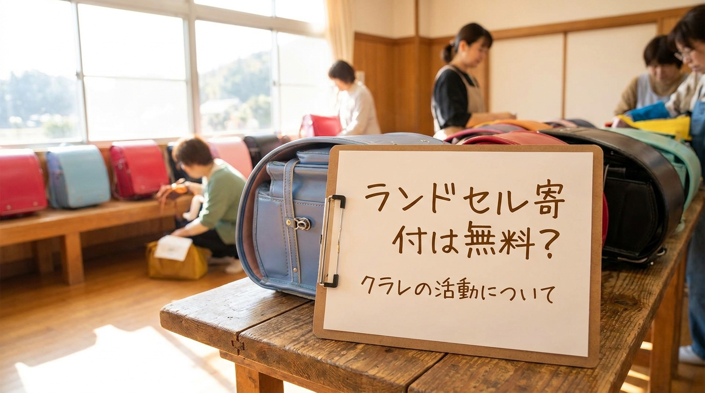 ランドセル寄付は無料?クラレの活動について