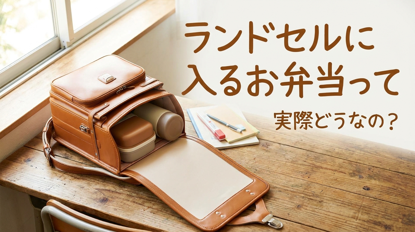 ランドセルに入るお弁当って実際どうなの?