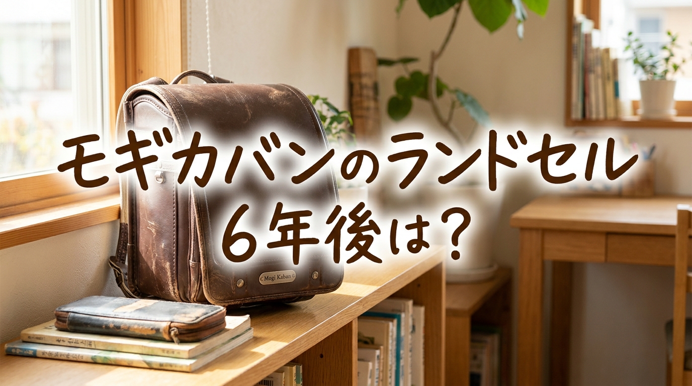 モギカバンのランドセル6年後は？