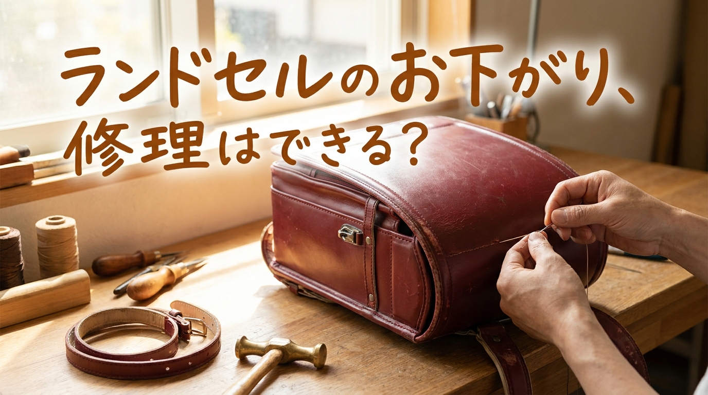 ランドセルのお下がり、修理はできる？