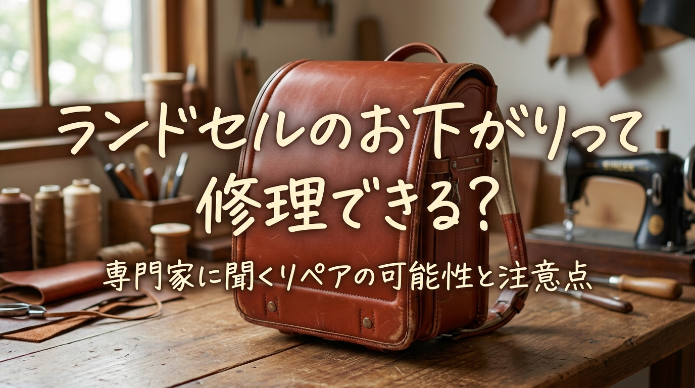 ランドセルのお下がりって修理できる?