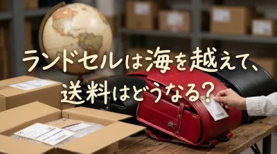 ランドセルは海を越えて、送料はどうなる？