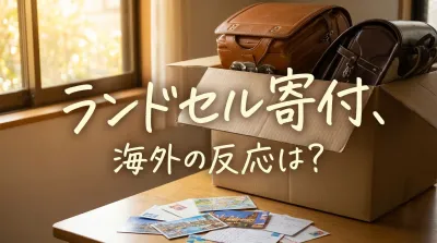 ランドセル寄付、海外の反応は？