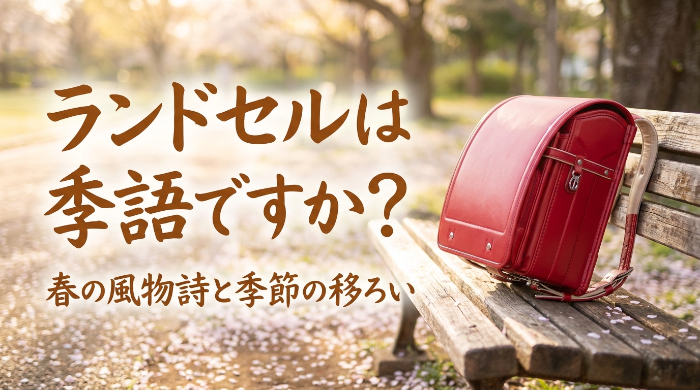 ランドセルは季語ですか？