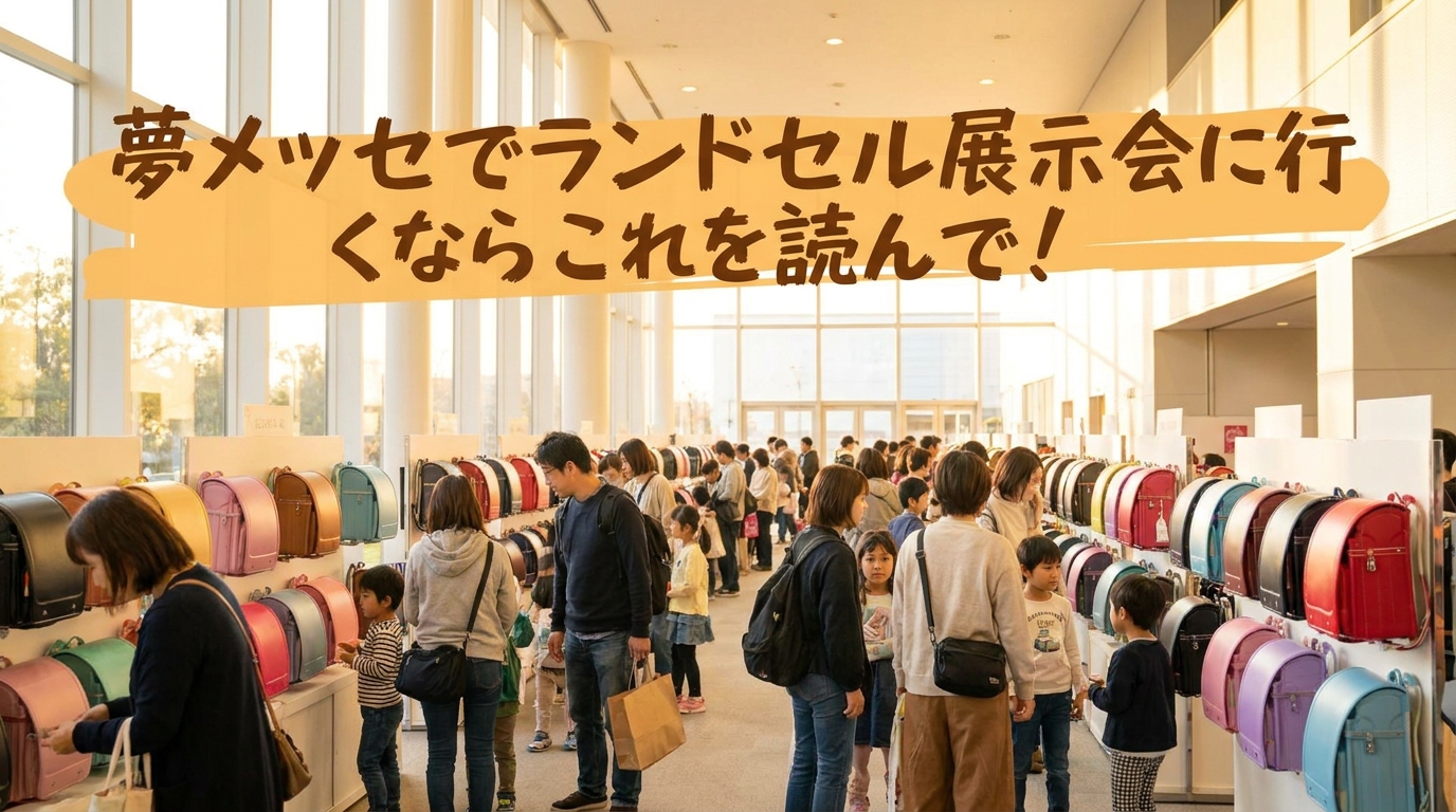 夢メッセでランドセル展示会に行くならこれを読んで！