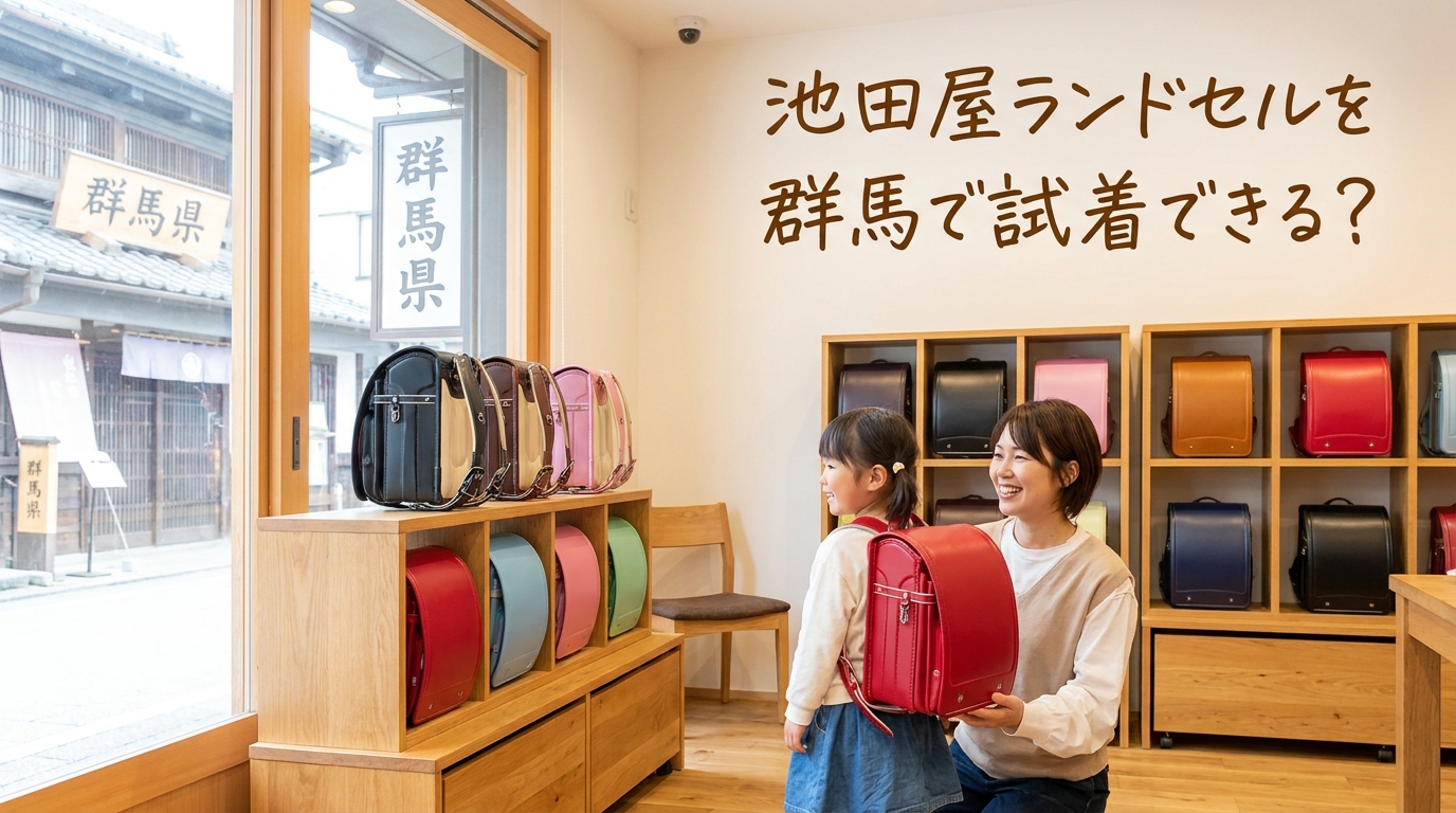 池田屋ランドセルを群馬で試着できる？