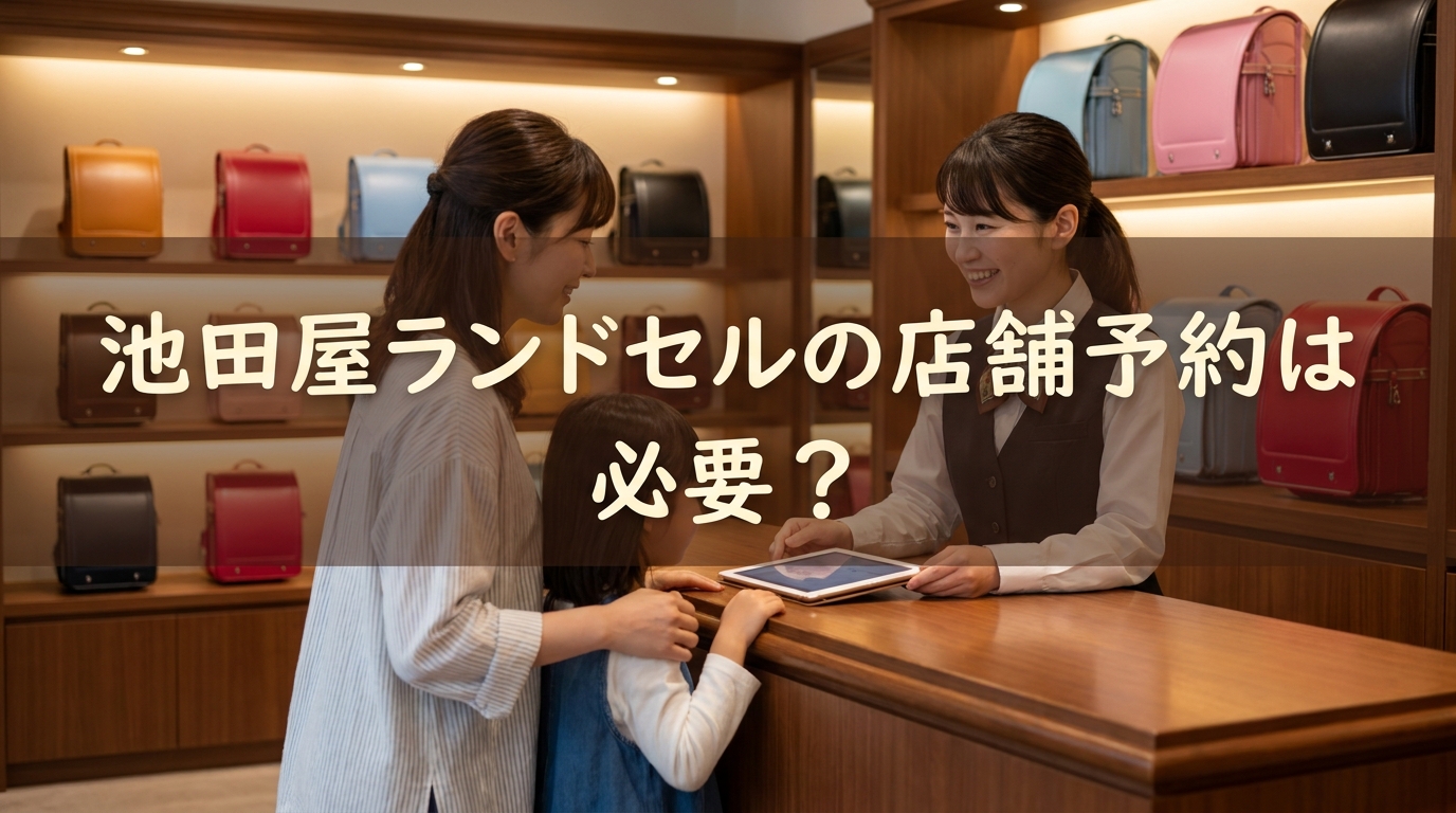 池田屋ランドセルの店舗予約は必要？