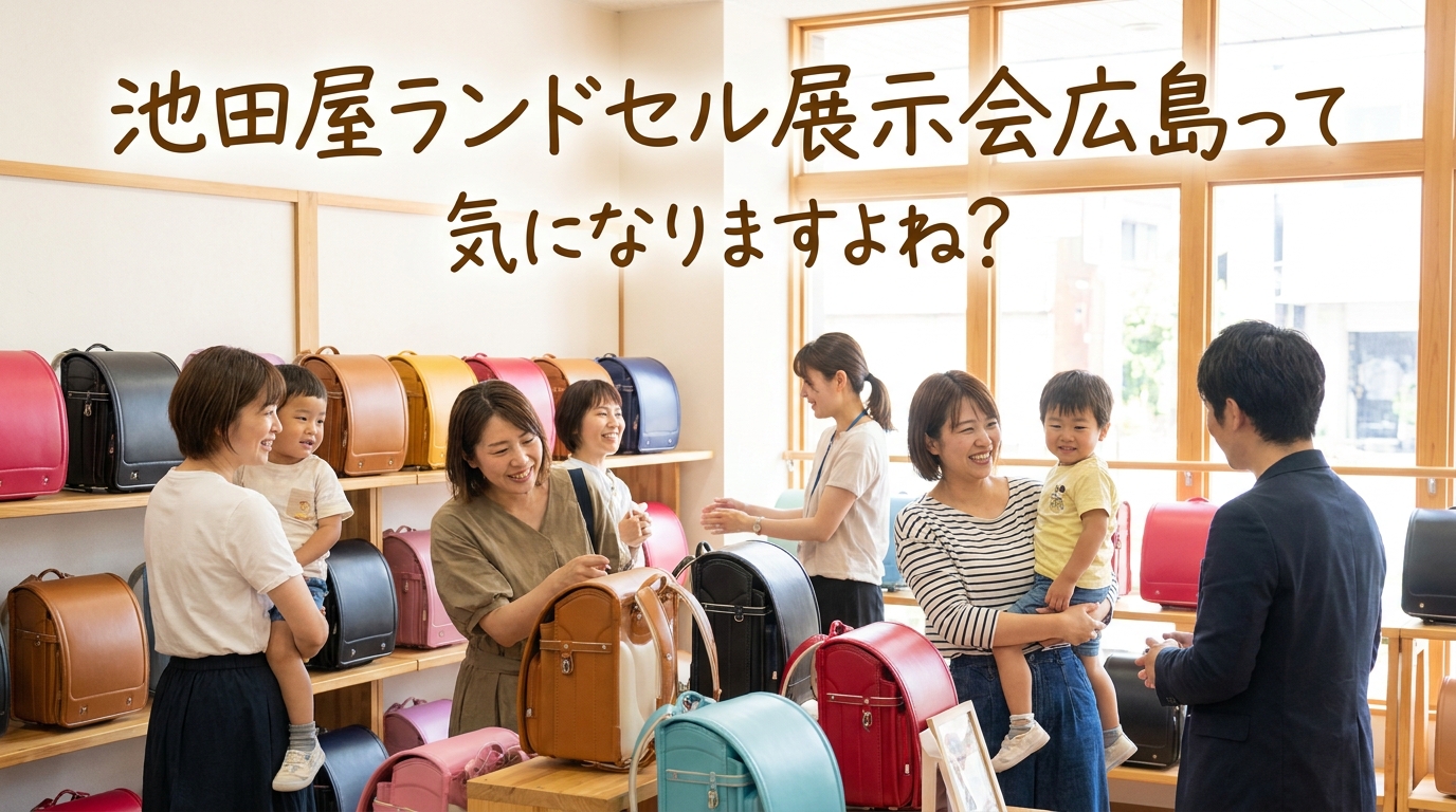 池田屋ランドセル展示会広島って気になりますよね？