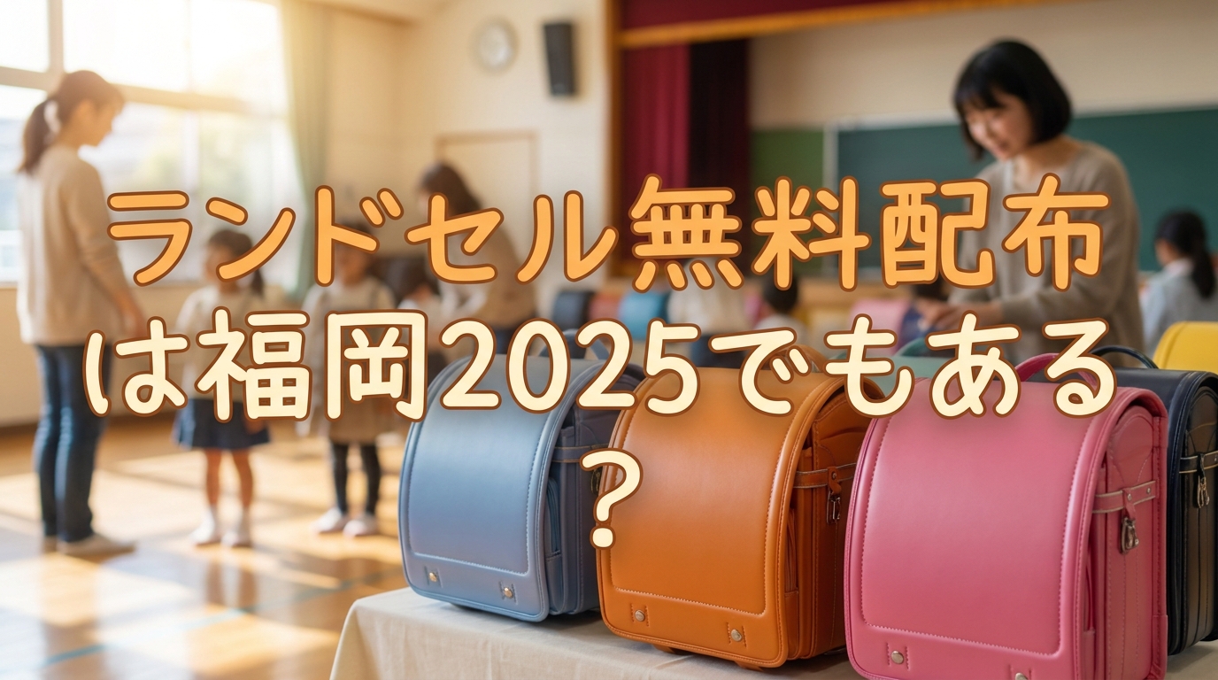 ランドセル無料配布は福岡2025でもある？