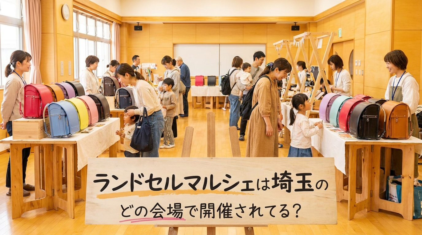 ランドセルマルシェは埼玉のどの会場で開催されてる？