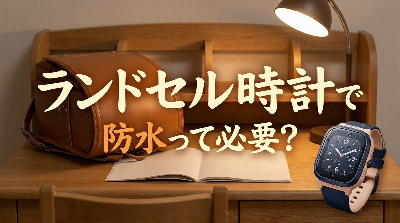 ランドセル時計で防水って必要？