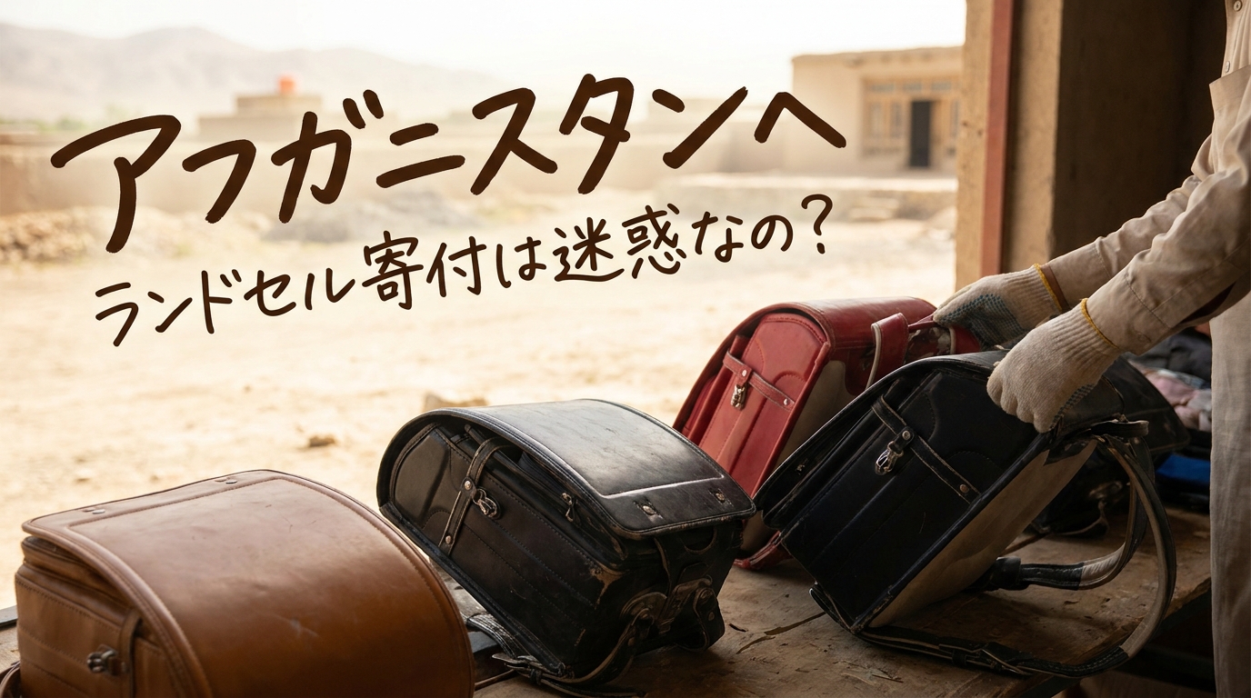 アフガニスタンへランドセル寄付は迷惑なの？