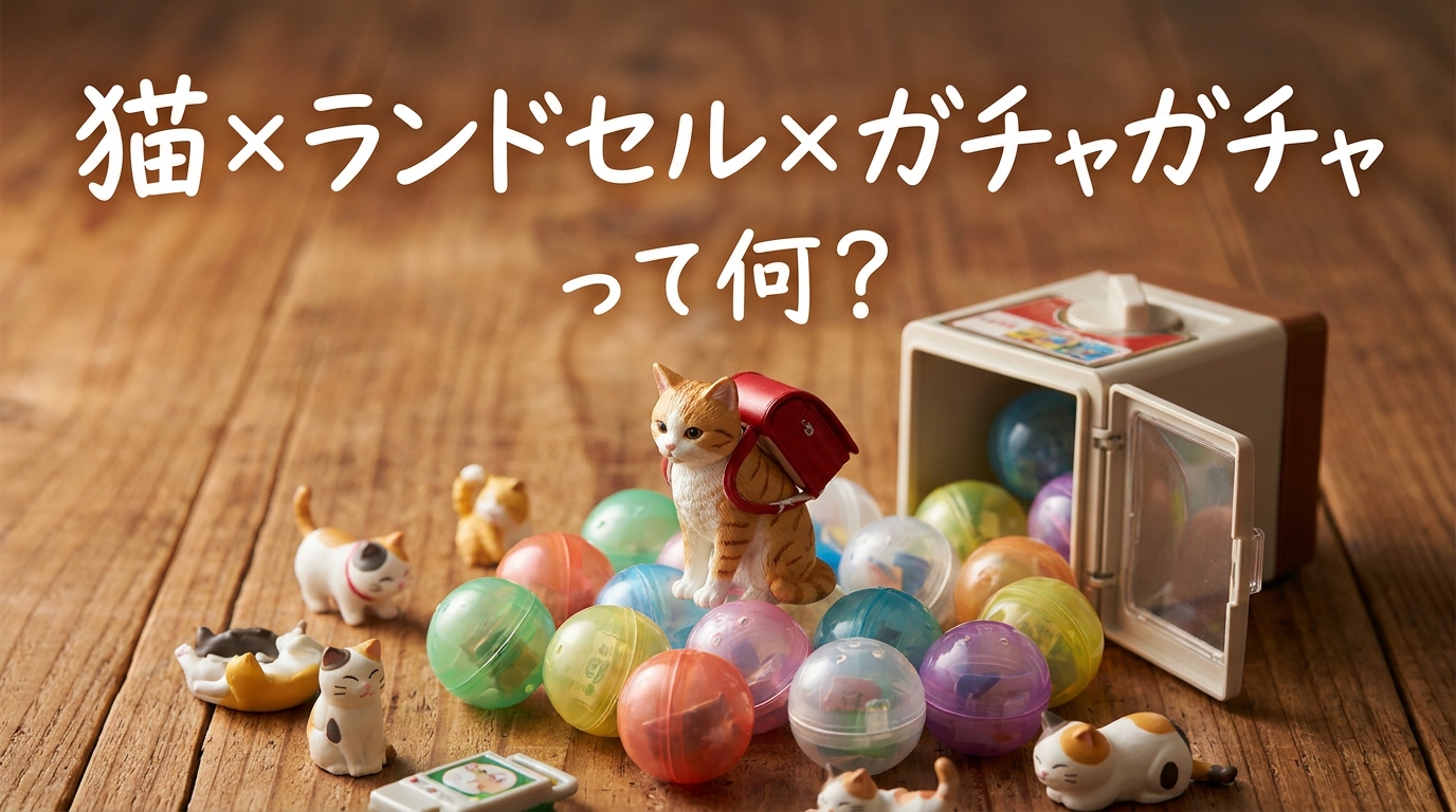 猫×ランドセル×ガチャガチャって何？