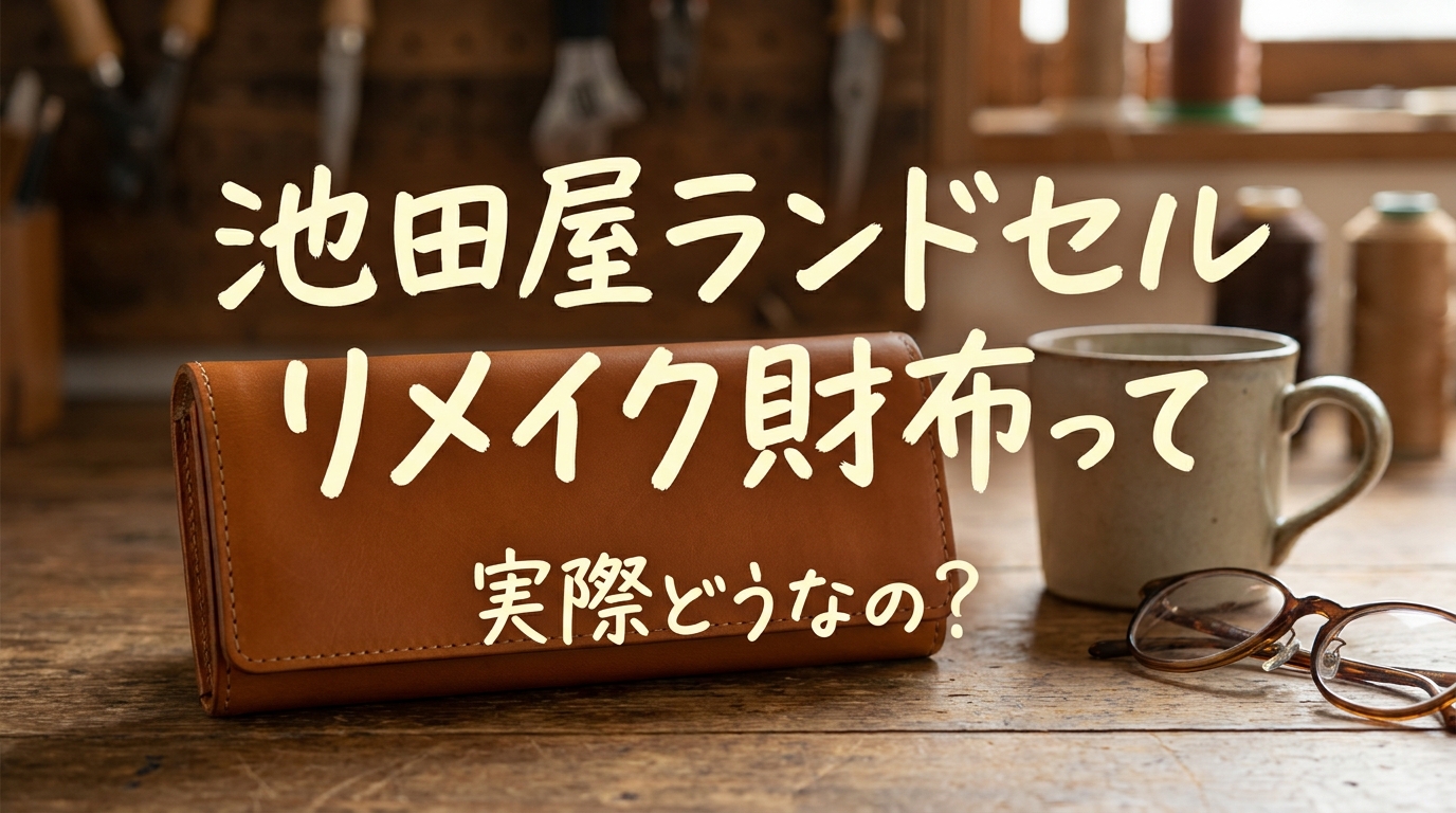 池田屋ランドセルリメイク財布って実際どうなの？