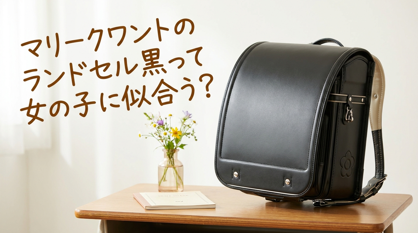 マリークワントのランドセル黒って女の子に似合う？
