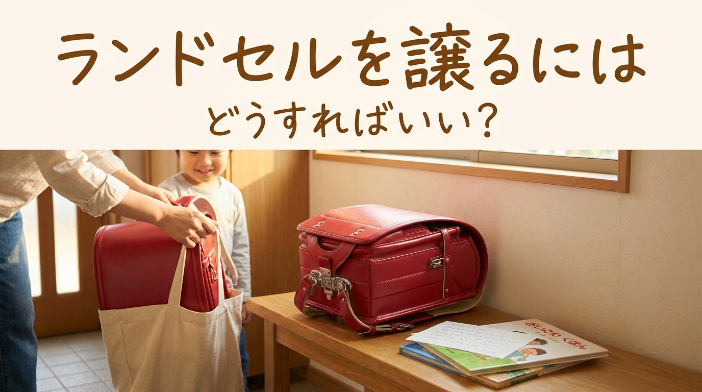 ランドセルを譲るにはどうすればいい？