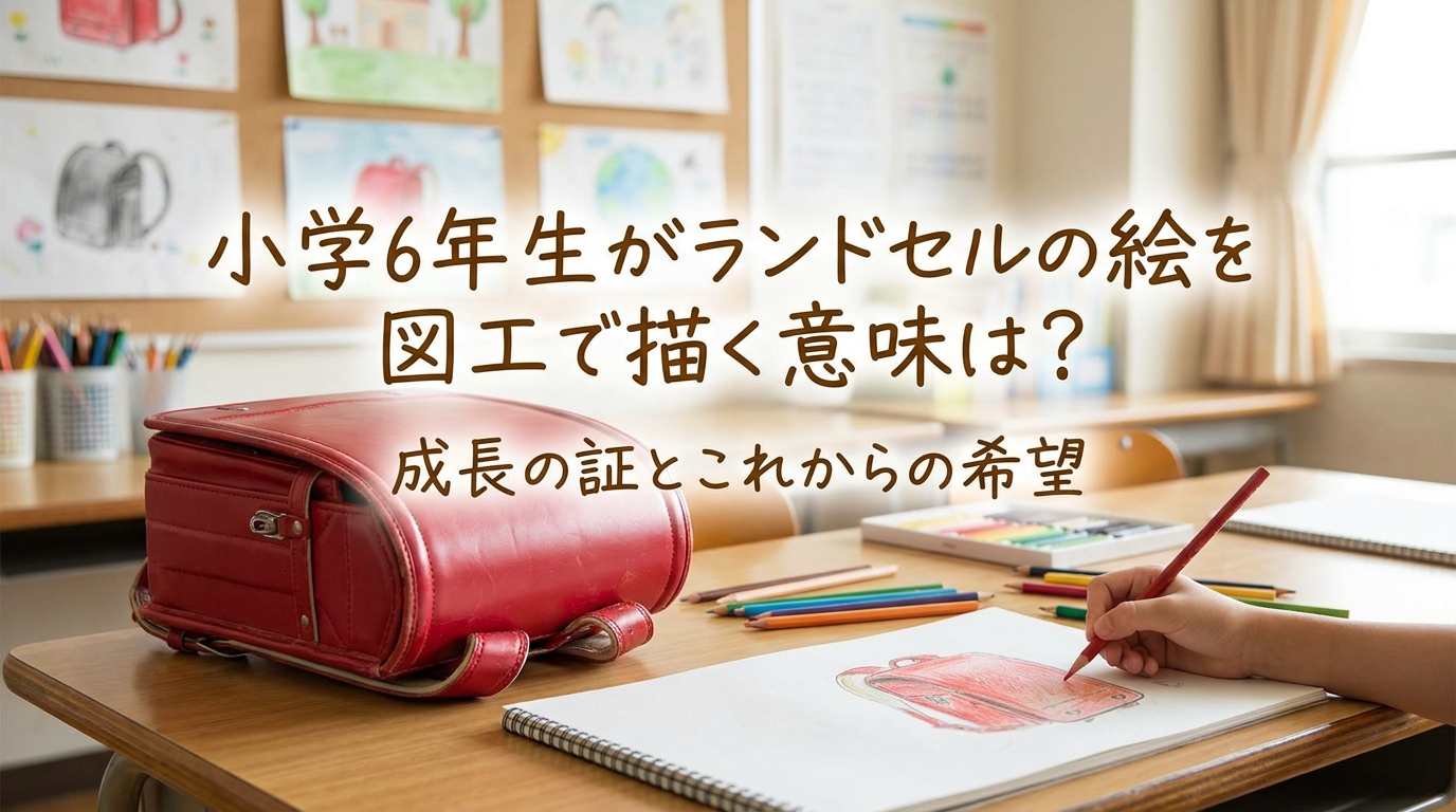 小学6年生がランドセルの絵を図工で描く意味は？