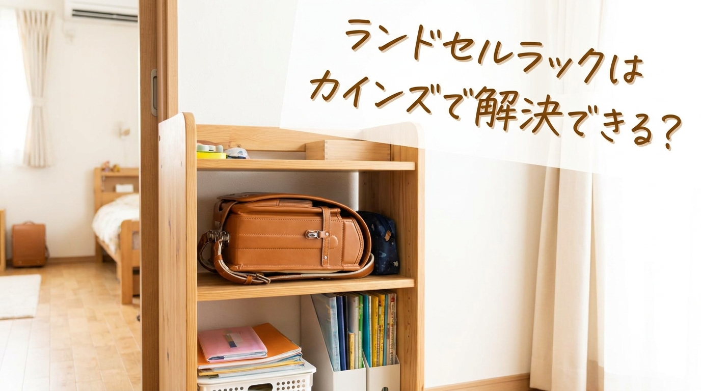 ランドセルラックはカインズで解決できる？
