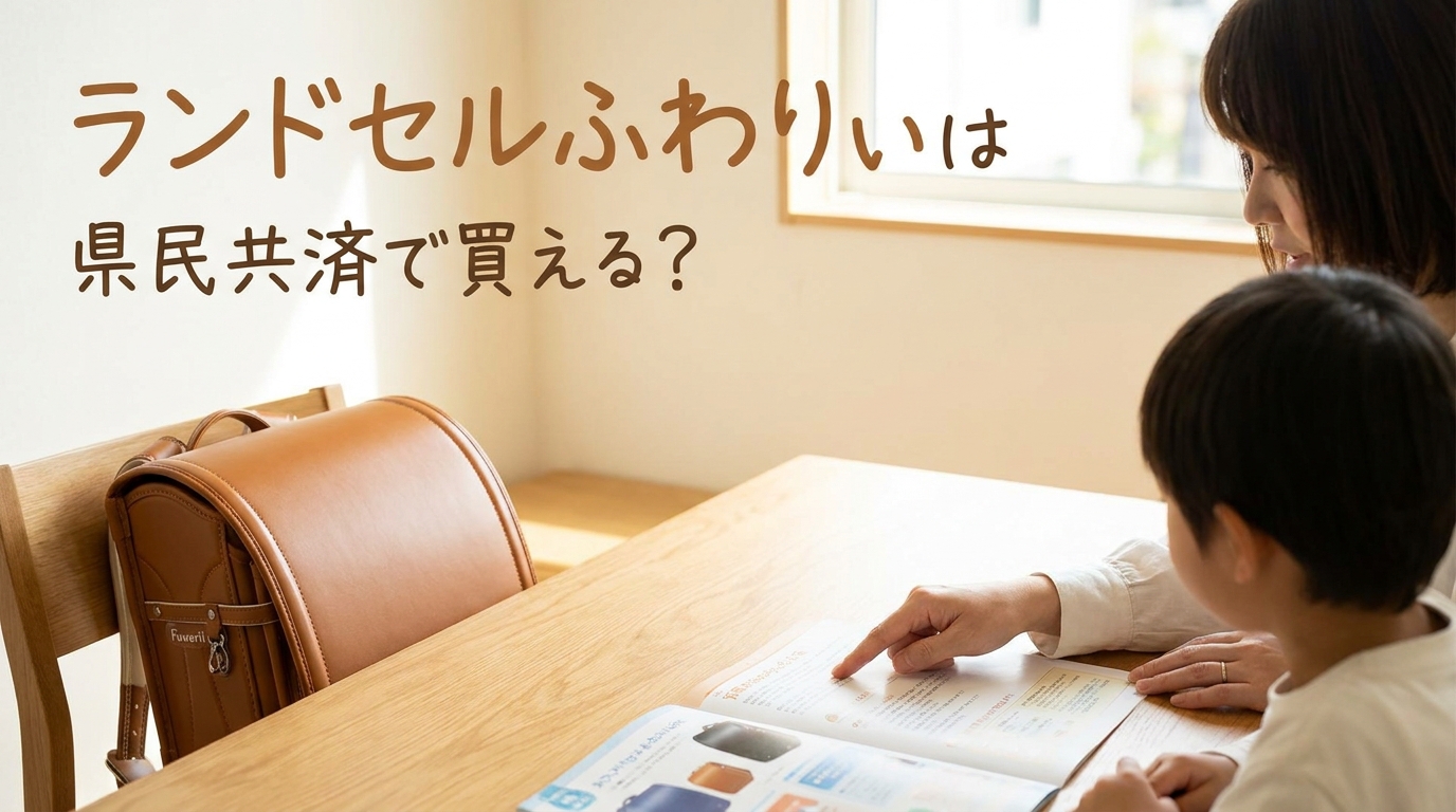 ランドセルふわりぃは県民共済で買える？