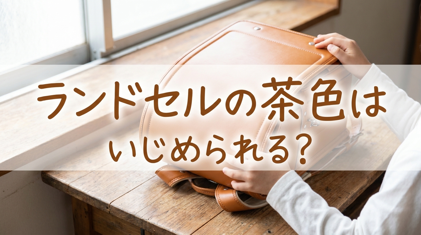 ランドセルの茶色はいじめられる?
