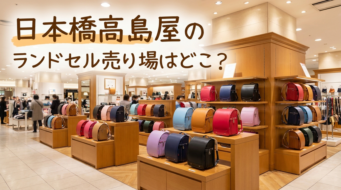 日本橋高島屋のランドセル売り場はどこ?