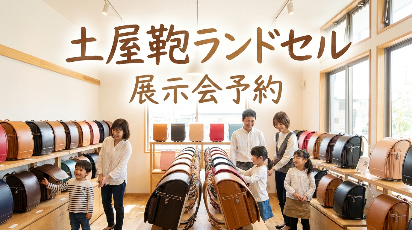 土屋鞄ランドセル展示会予約の方法は？