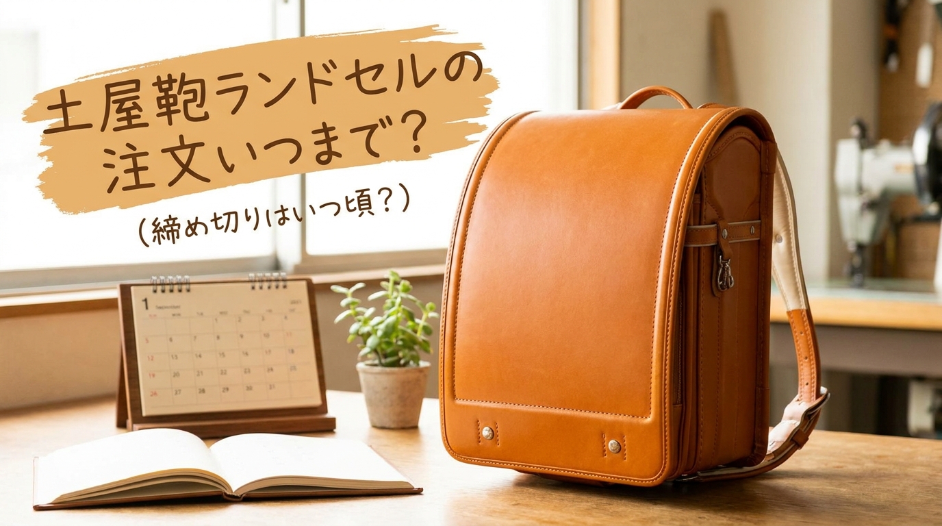 土屋鞄ランドセルの注文いつまで?
