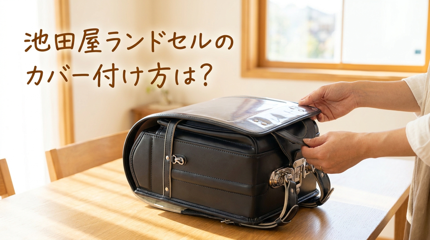 池田屋ランドセルのカバー付け方は?