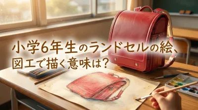 小学6年生のランドセルの絵、図工で描く意味は？