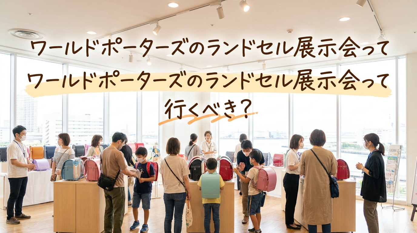 ワールドポーターズのランドセル展示会って行くべき？