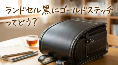 ランドセル黒にゴールドステッチってどう？