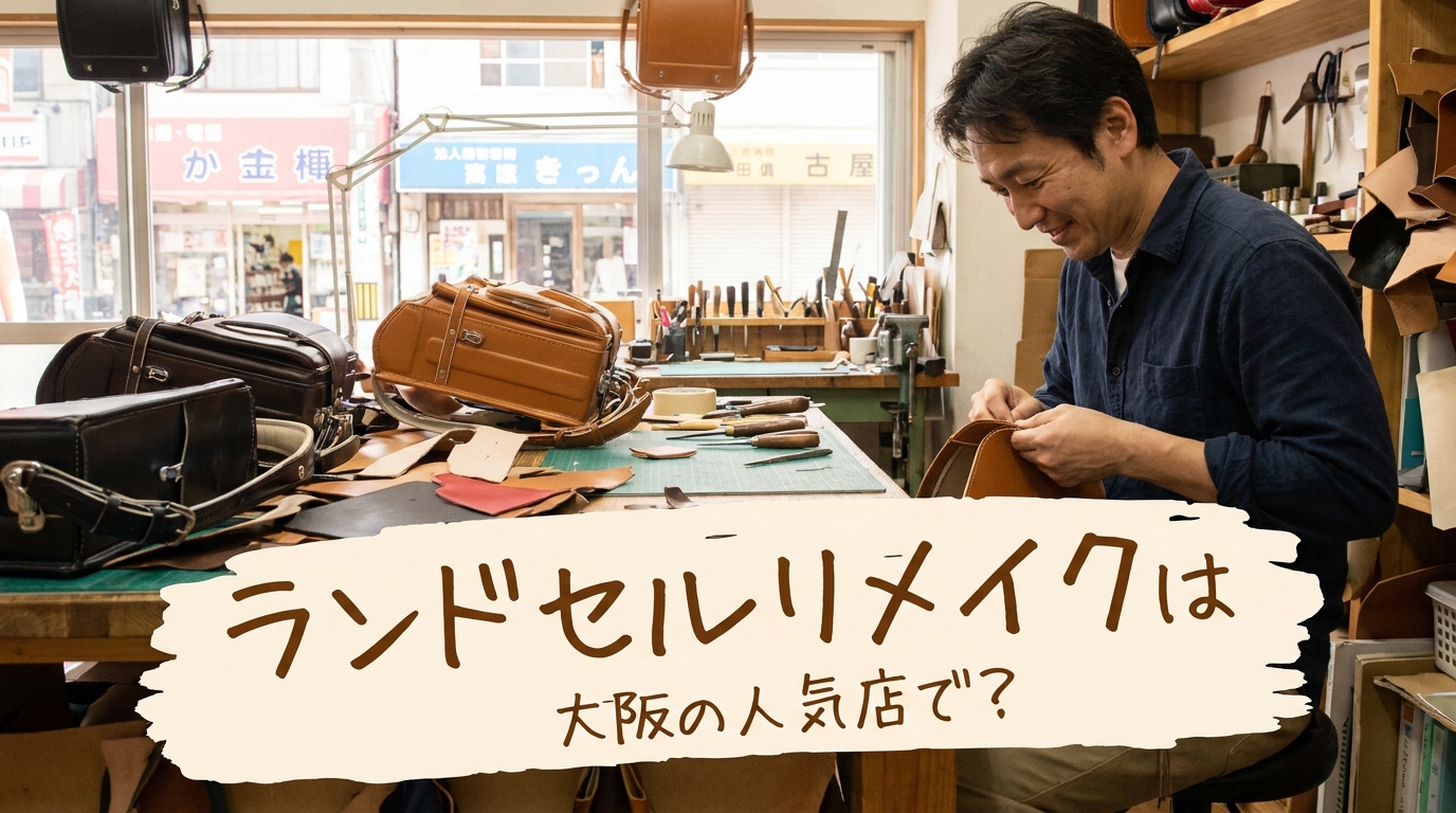 ランドセルリメイクは大阪の人気店で？