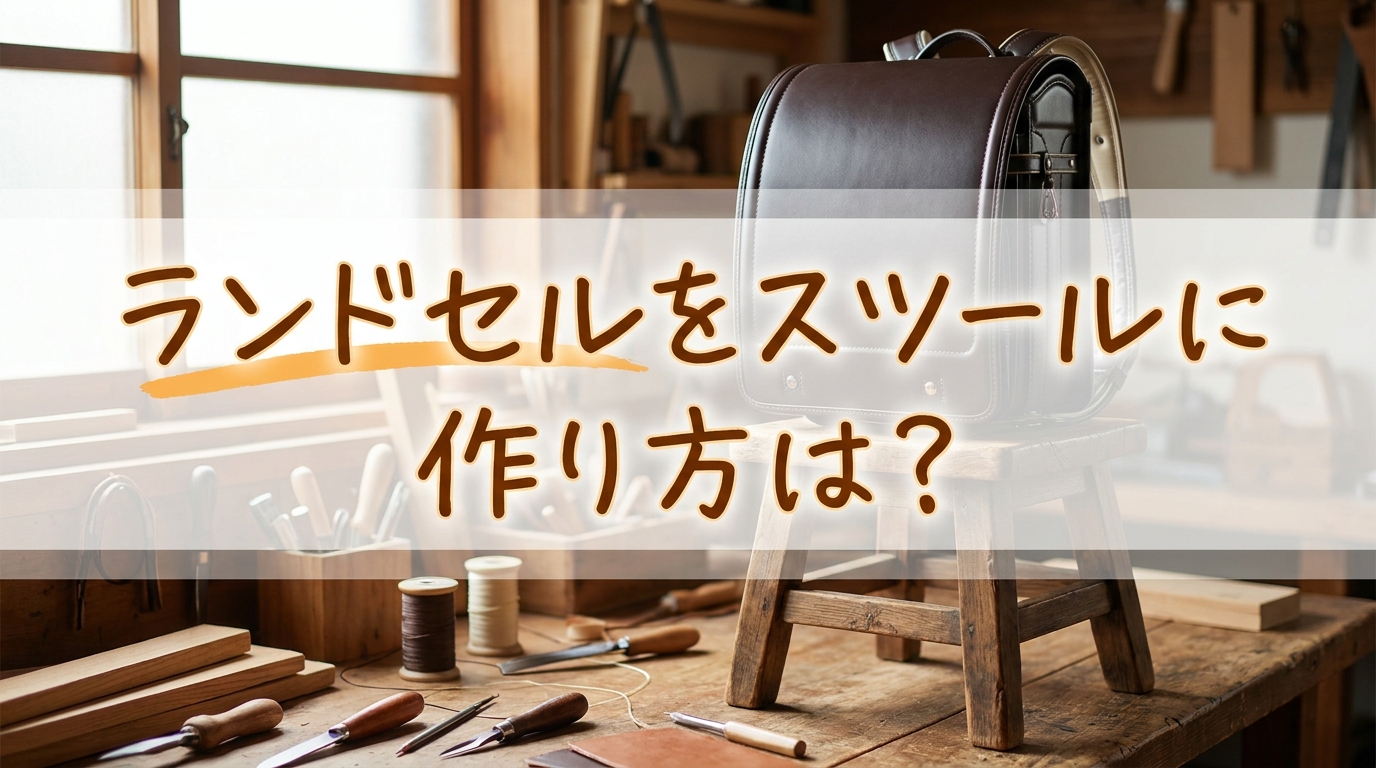 ランドセルをスツールに作り方は？