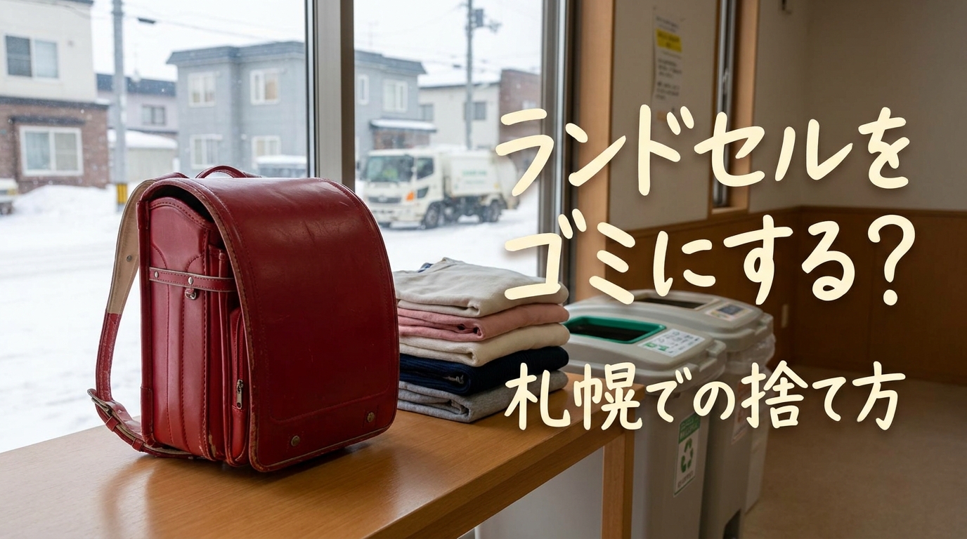 ランドセルをゴミにする？札幌での捨て方