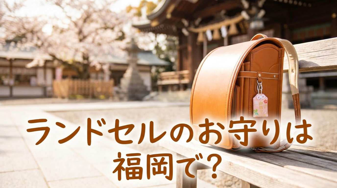 ランドセルのお守りは福岡で？